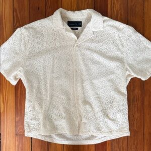Abercrombie cropped shirt